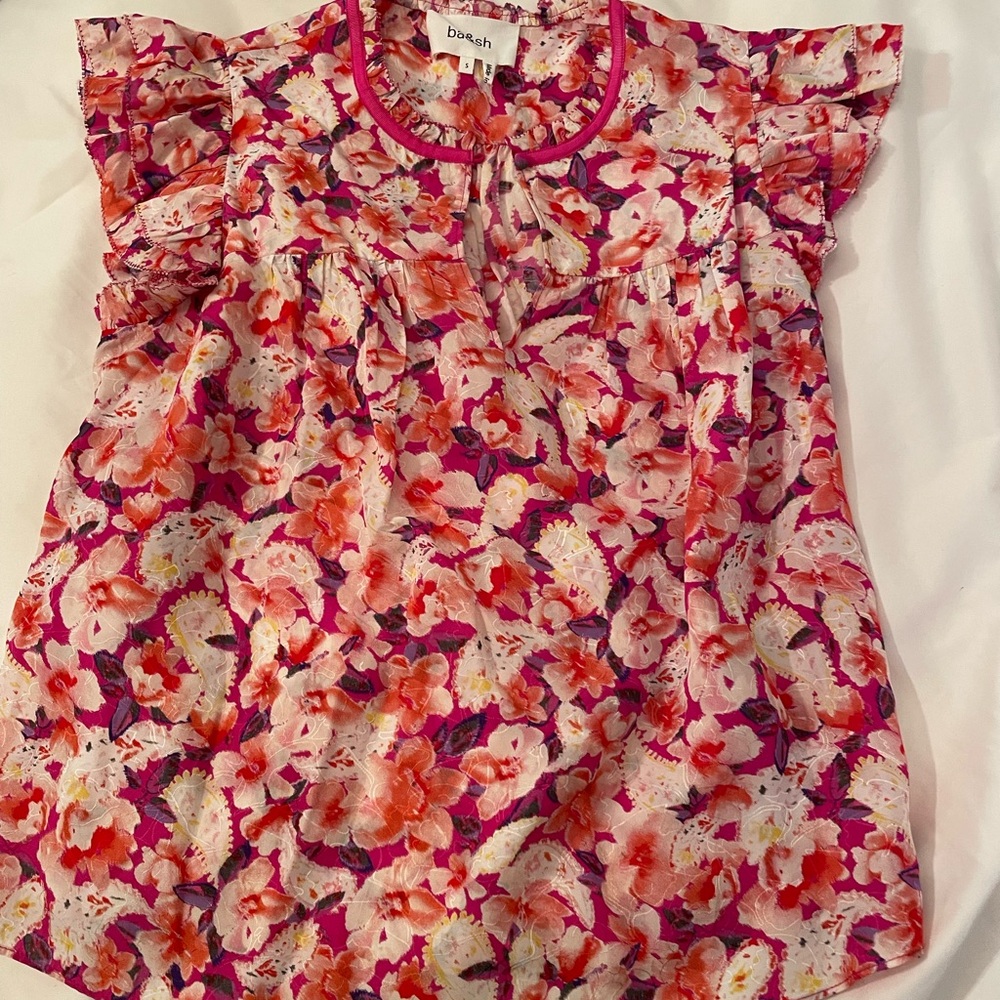 ba&sh Floral Blouse